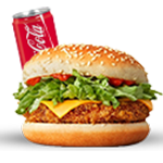 1/4lb Cheese& Bacon Burger Meal 