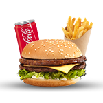 1/4lb Jalapenos Cheese Burger Meal 