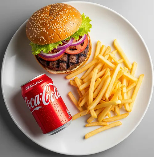 1/2lb Beef Burger Meal 