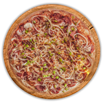 Grilled Chick & Caramelised Onion Pizza 